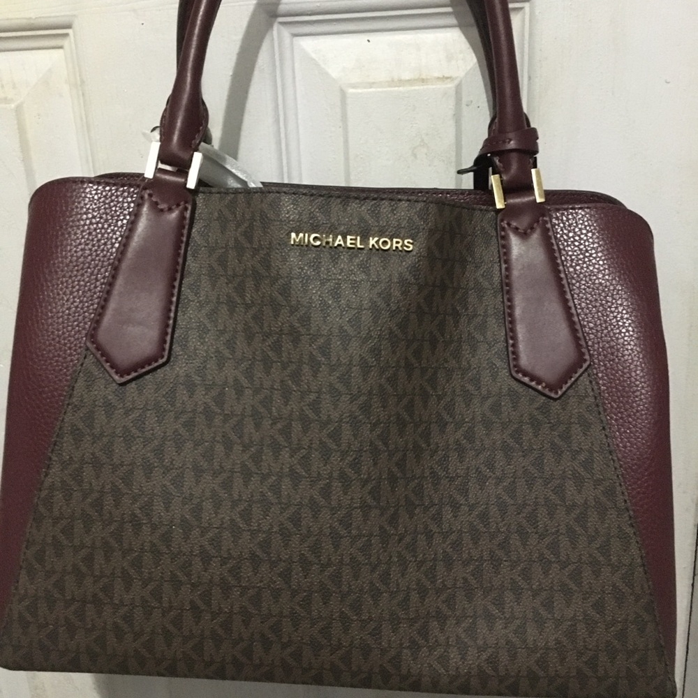 New with tags Michael Kors burgundy purse